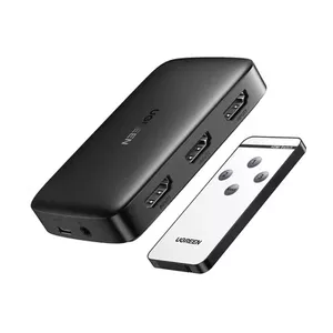 HDMI переключатель Ugreen 80125 4K Ultra HD Черный