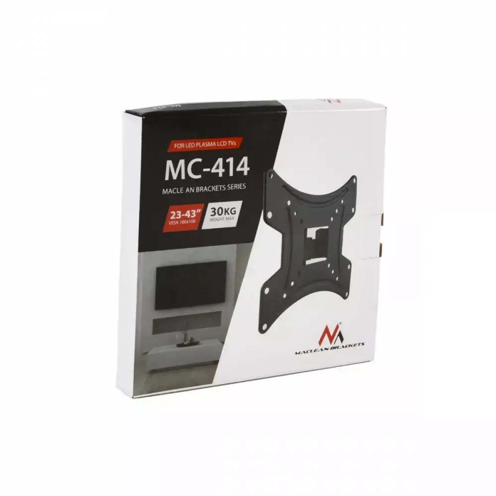 MACLEAN MC-414 TV sienas stiprinājums 23–43" Photo 2