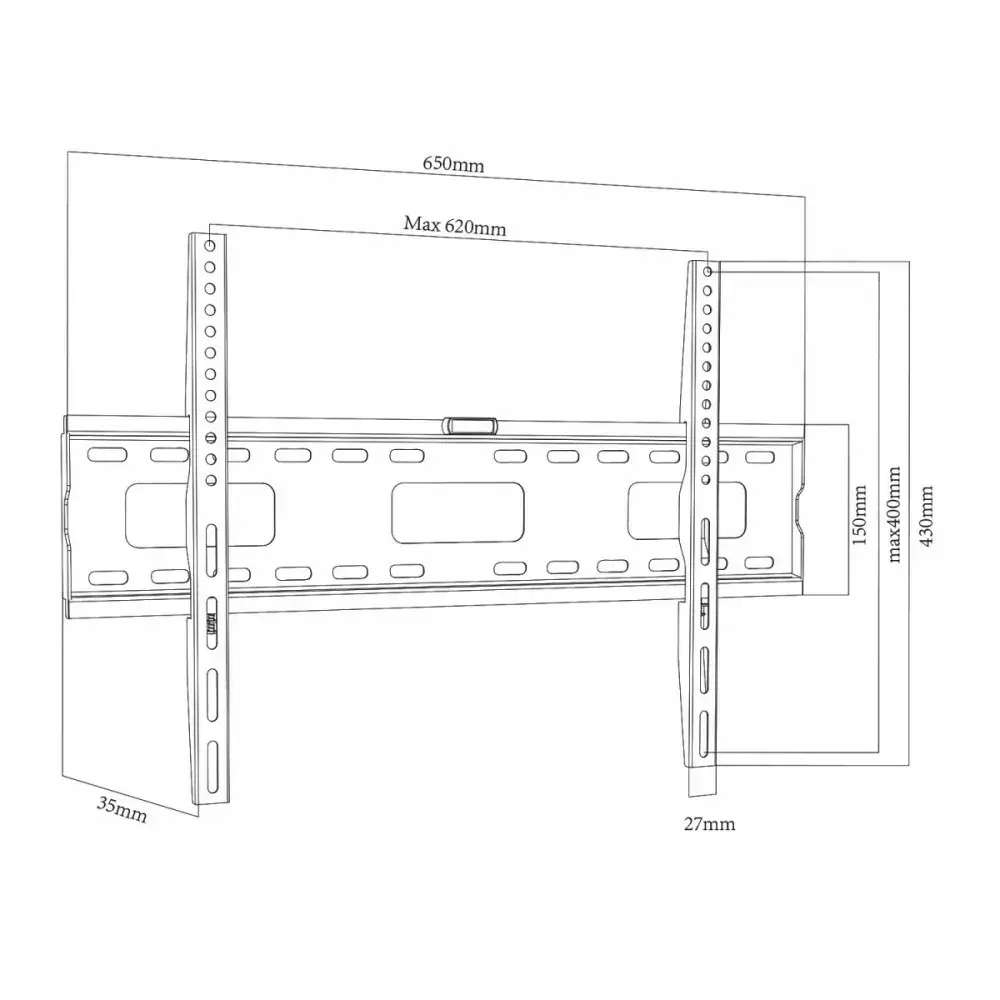 Wall mount bracket MACLEAN MC-419 VESA 600x400 Photo 3