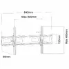 TV wall mount MACLEAN MC-422 43–100" VESA 800x400 Photo 2