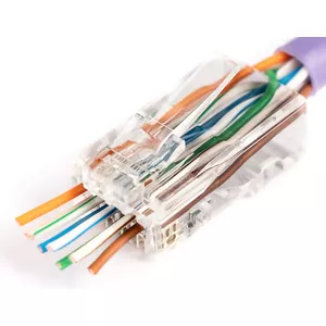 RJ45 соединитель провода Digitus X-ML-6U-EZ прозрачный мужской 100 шт