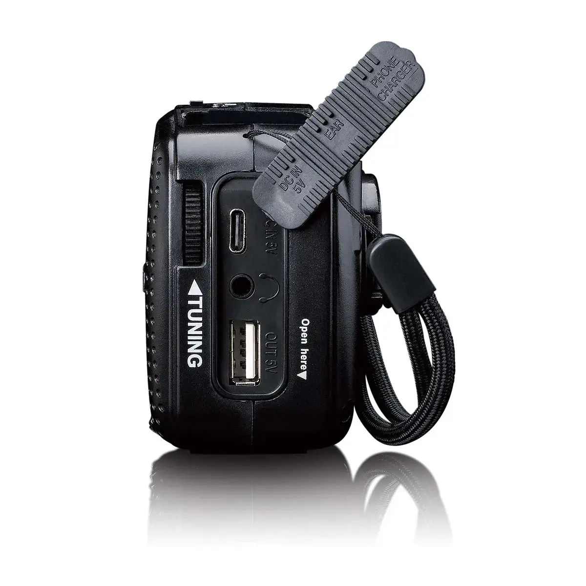 Lenco MCR-113BK Portatīvais avārijas radio Photo 6