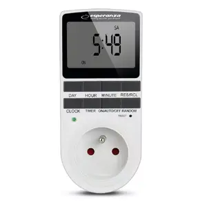 Countdown digital timer ESPERANZA ELA101 — 99-minute timer, LCD display, 230V AC, 16A
