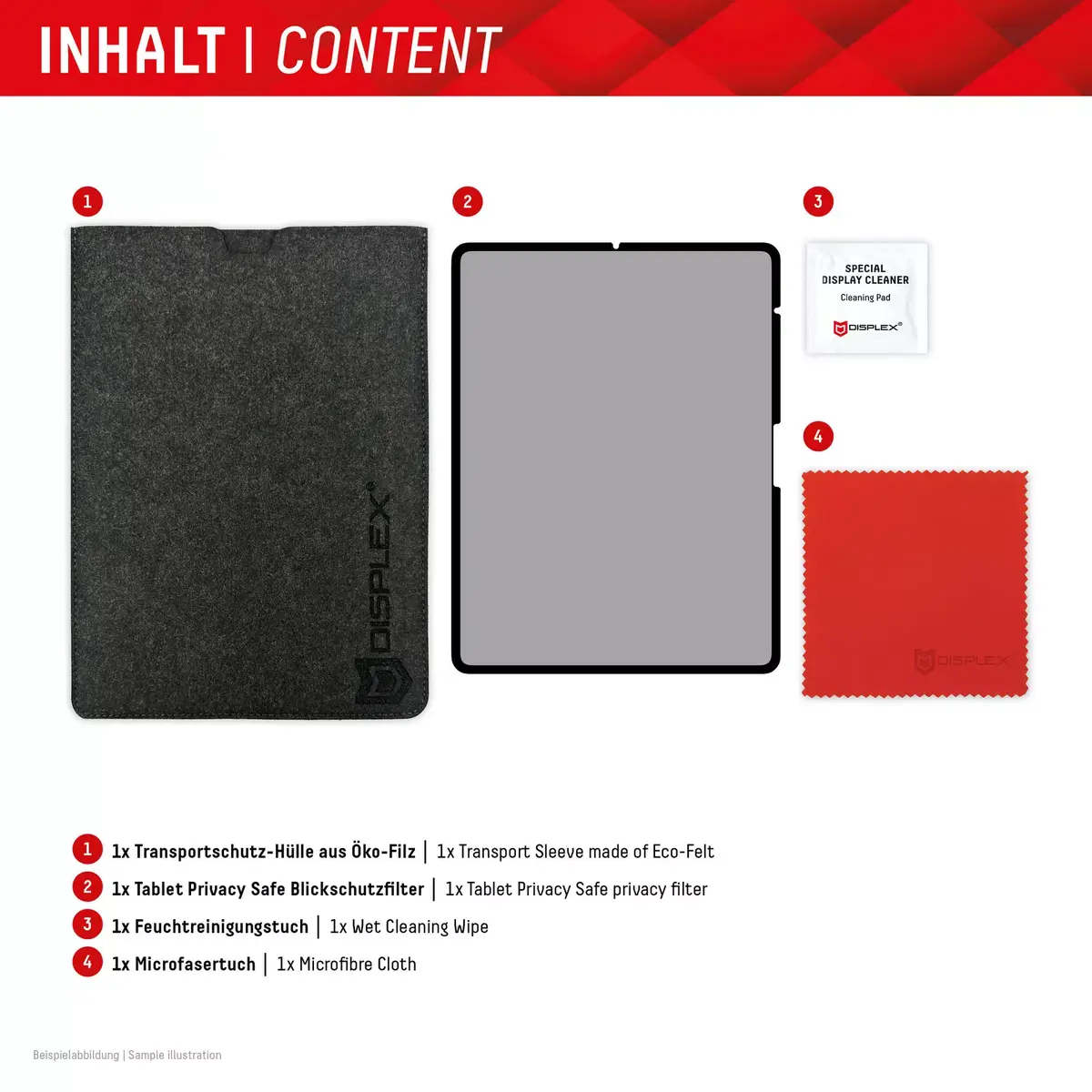 Privātuma ekrāna aizsargs Displex iPad Pro 13'' 2024 Photo 9