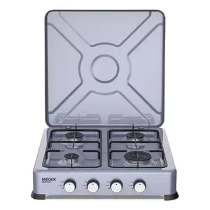 Gas Hob Haeger GC-04E.023A 4 Zones Rotary Control