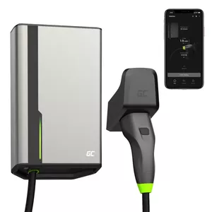 Станция зарядки электромобиля Green Cell EVGC021A2275 22000W настенная серый алюминий