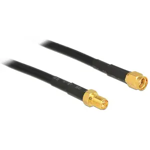 Coaxial Cable DeLOCK CFD200 3m RP-SMA Black