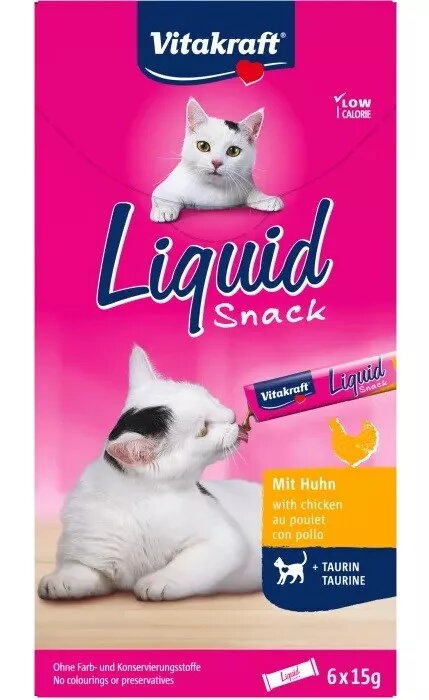 Mitras kaķu uzkodas Vitakraft Liquid Snack