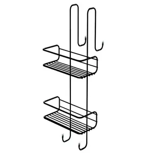 Держатель для душа GEDY TITO SHOW CADDY HANG 2 BASK 22×24×49 см, настенный, 2 корзины, хром