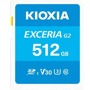 Zibatmiņa Kioxia 512GB SDXC UHS-I EXCERIA G2