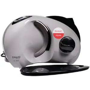 Electric food slicer SMAPP 294.5 Graphite — electric deli slicer, 300 W, stainless steel blade, 1–15 mm thickness