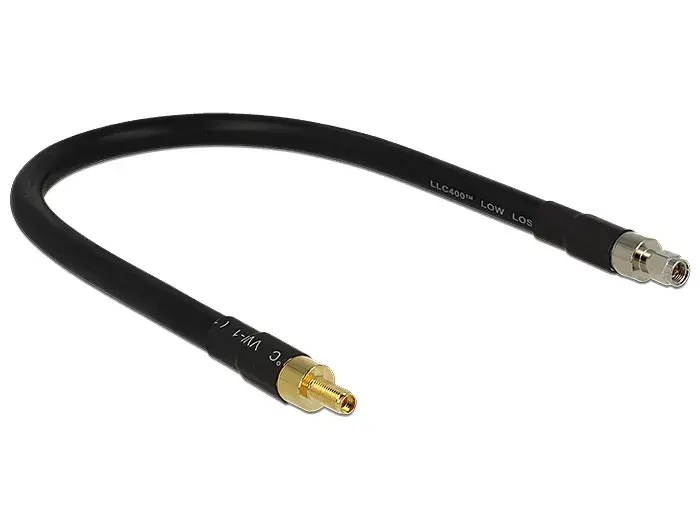 Koaksiālais kabelis DeLOCK 0.4m SMA/SMA Photo 2