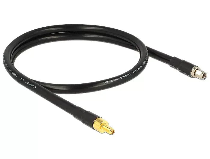 Koaksiālais kabelis DeLOCK 1m RP-SMA/RP-SMA Photo 2