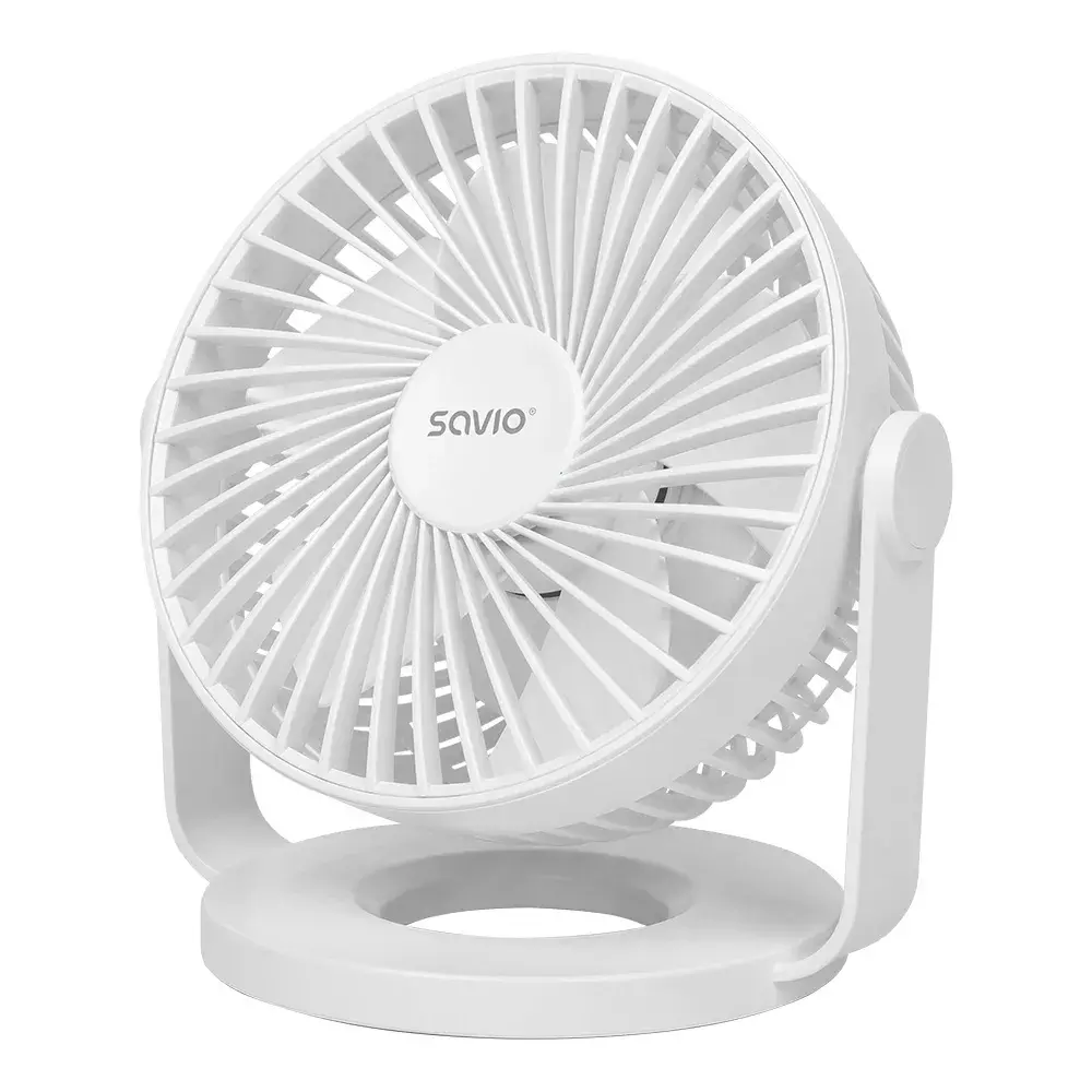 Вентилятор Savio USB настольный AD-01 WHITE Photo 2