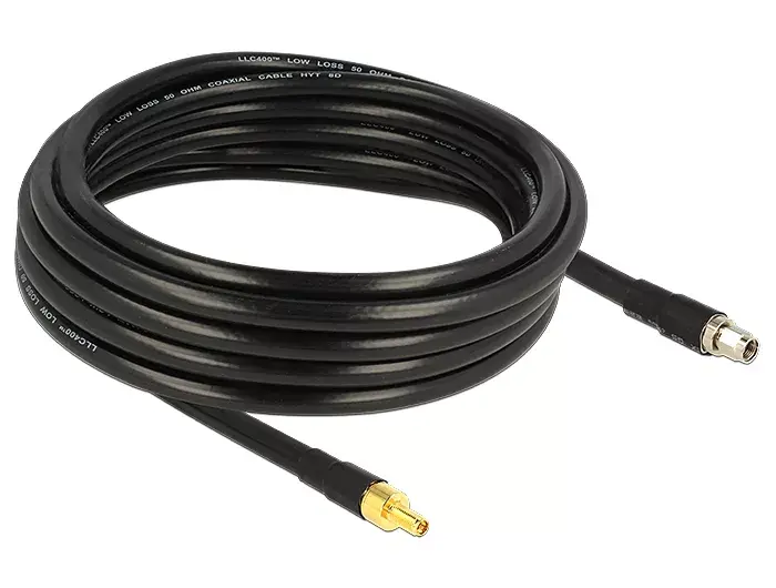 Koaksiālais kabelis DeLOCK 5m RP-SMA/RP-SMA Photo 2