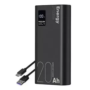 Portable Power Bank ME EnergyPulse 20000mAh 22.5W Black