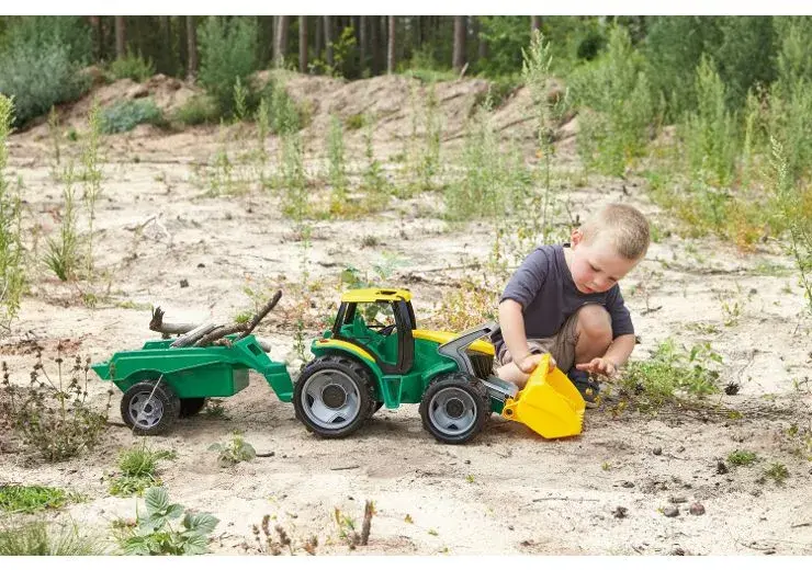 Lena GIGA TRUCKS Tractor with shovel & trailer Photo 3