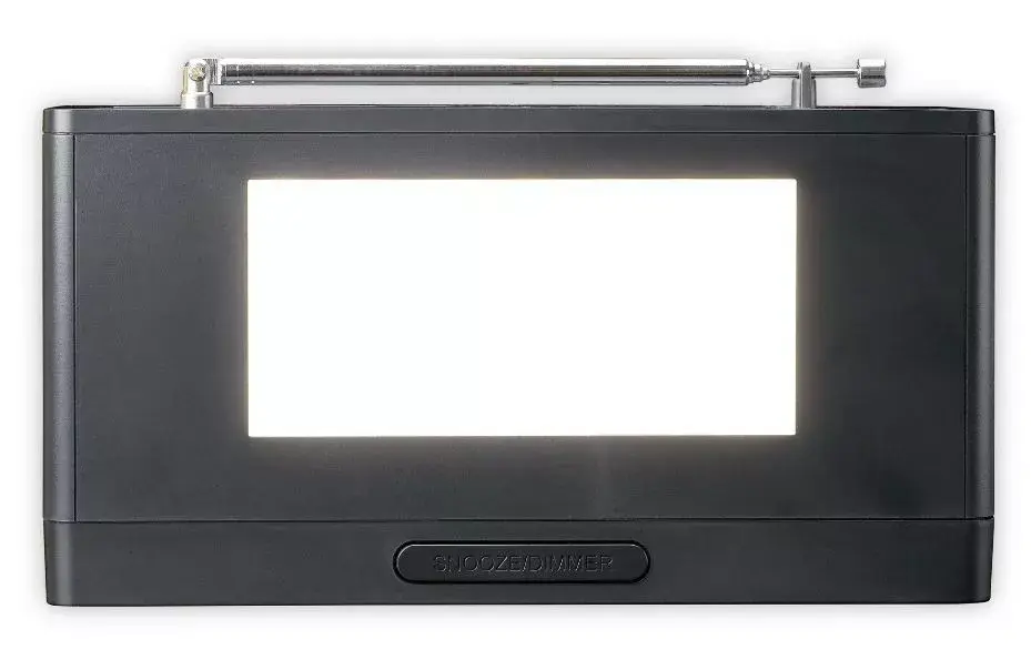 Lenco CR540BK pulkstenis-radio — FM modinātājs ar USB Photo 5