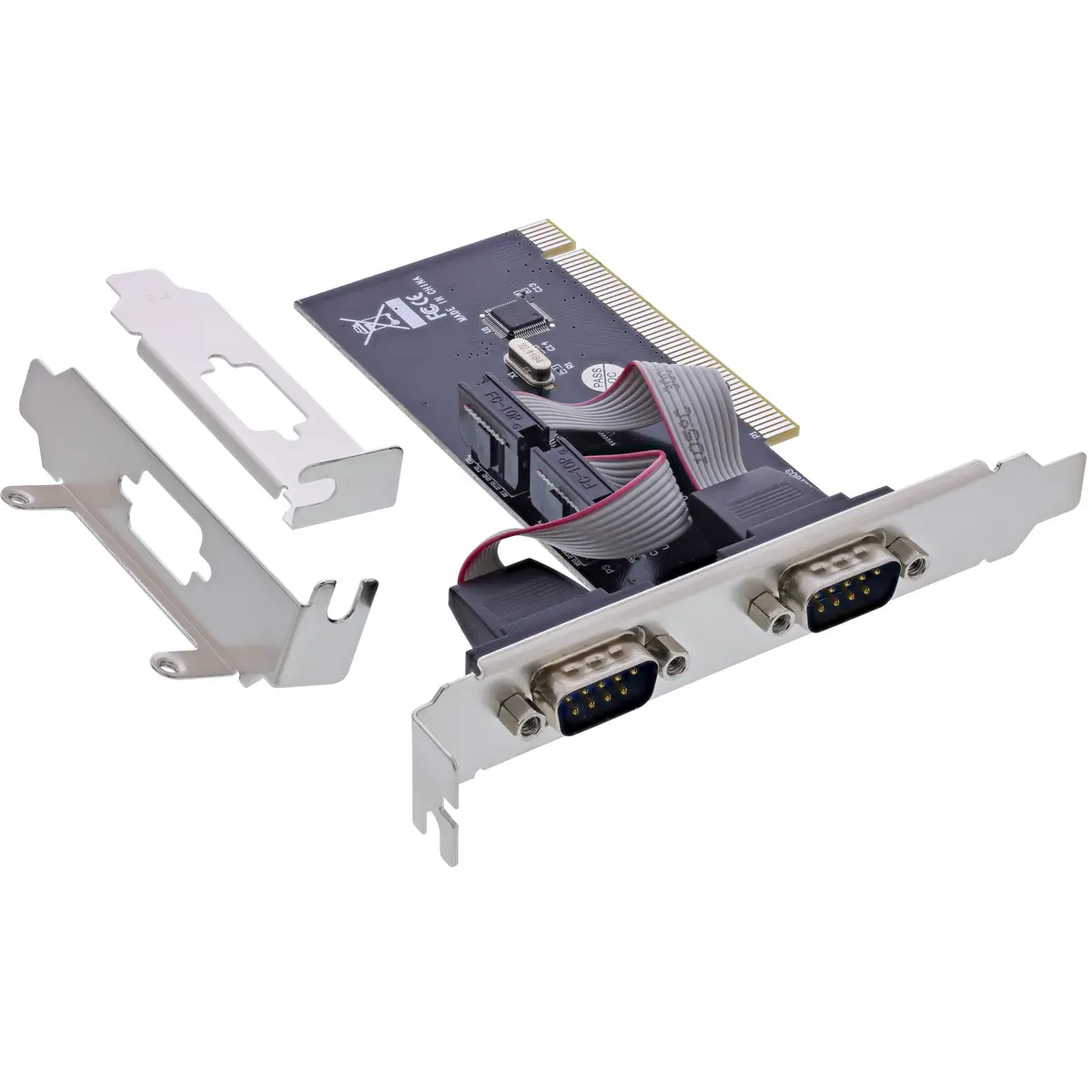 InLine PCI Multi I/O Controller Card 2 DB9 Serial Ports Photo 4