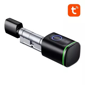 Digital lock cylinder Avatto SDL-S1-B90 90mm Black — biometric/electronic door cylinder