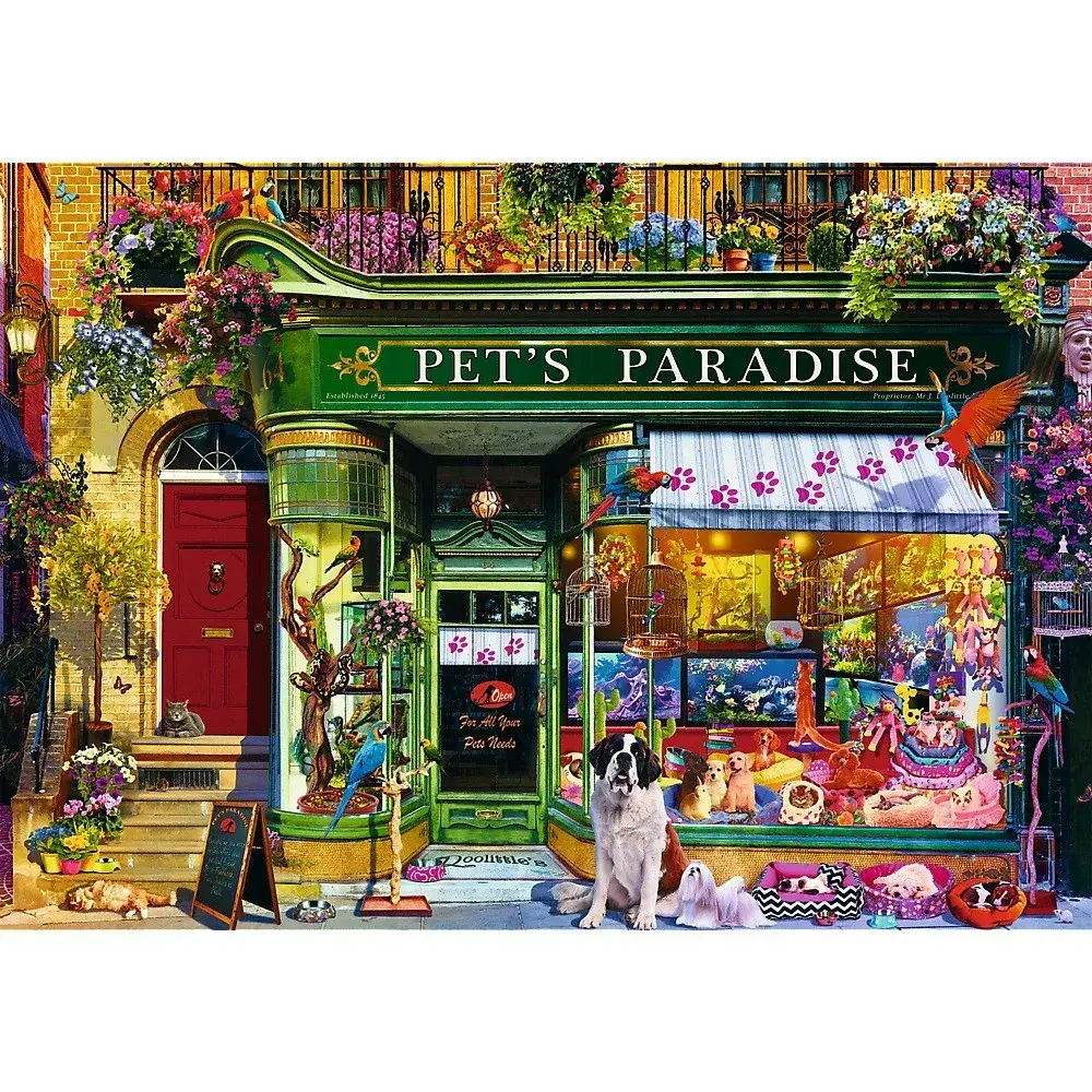 Puzzle 1000 gab. TREFL Premium Plus Pets paradise Photo 2