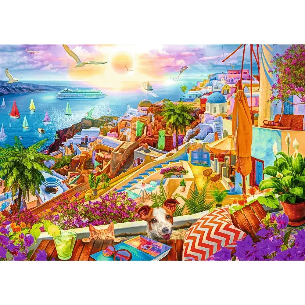 TREFL Premium Plus puzle Santorini 1000 gab. Photo 2