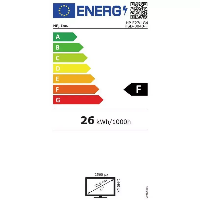 HP E27d G4 27" Quad HD IPS монитор Photo 6