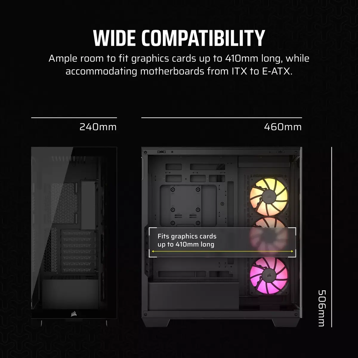 Компьютерный корпус Corsair iCUE LINK 3500X RGB Photo 12