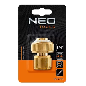 Соединитель для садового шланга NEO tools 15-733, 1 шт., 114 г