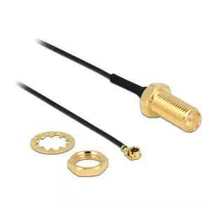 Coaxial Cable DeLOCK 89471 0.1m RP-SMA MHF/U.FL-LP-068