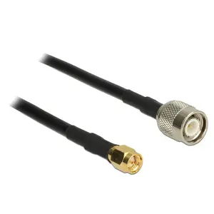 Коаксиальный кабель DeLOCK 89507 RG-58 C/U 10 м TNC SMA черный