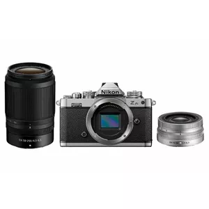 Nikon Z fc MILC Digital Camera with 16-50mm VR and 50-250mm VR Lenses Black and Silver 20.9 MP CMOS 4K Ultra HD