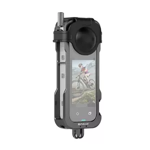 Protective Metal Cage Puluz for Insta360 X4 PU981B with Lens Cover