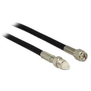 Коаксиальный кабель DeLOCK 12450 RG-58 7.5 м SMA FME черный