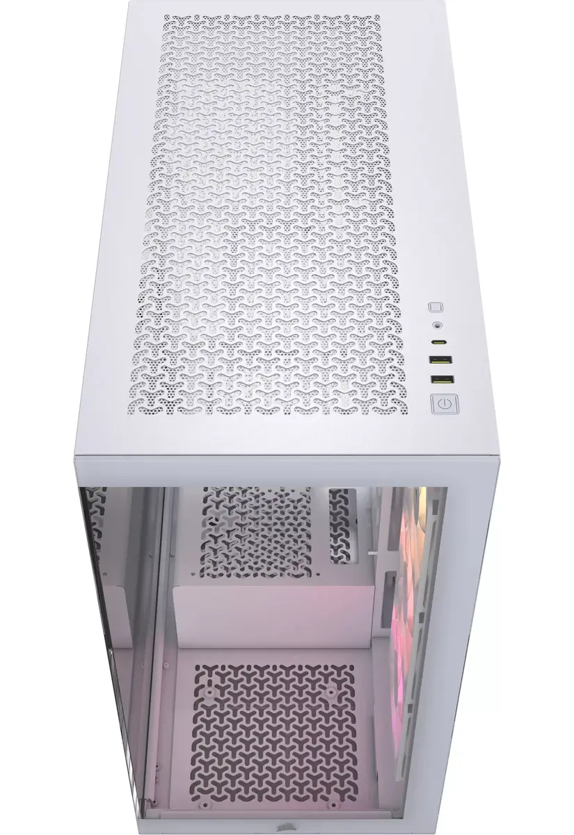 Корпус CORSAIR 3500X ARGB Midi Tower White Photo 2