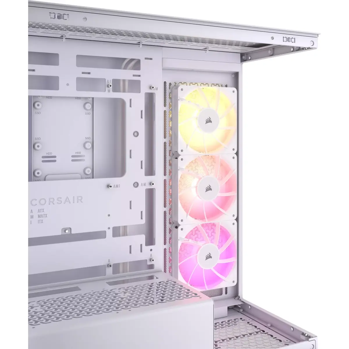 Корпус CORSAIR 3500X ARGB Midi Tower White Photo 3