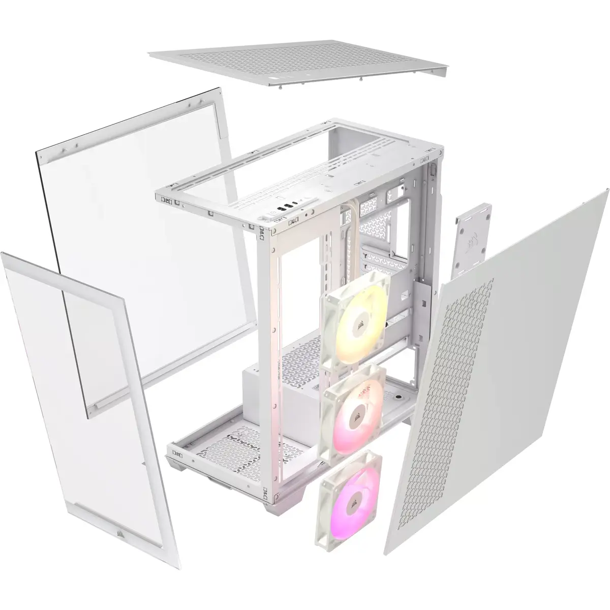 Корпус CORSAIR 3500X ARGB Midi Tower White Photo 6