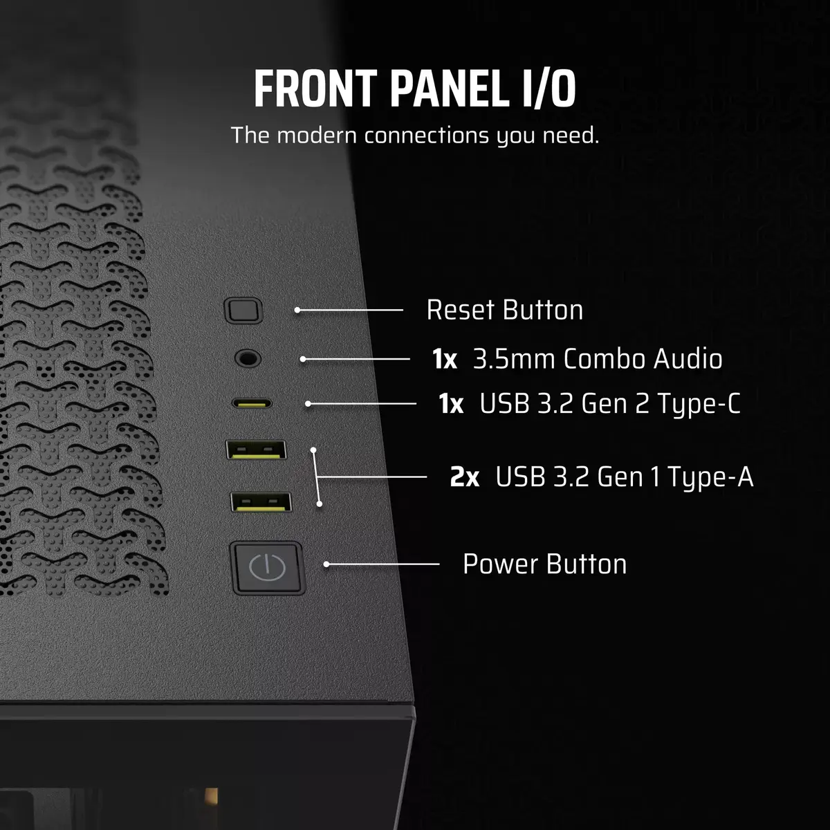 Корпус CORSAIR 3500X ARGB Midi Tower Photo 11