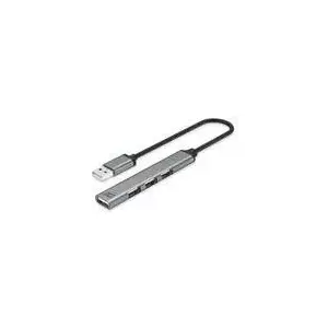 ACT AC6225 USB 2.0 хаб 480 Mbit/c Серый Алюминий