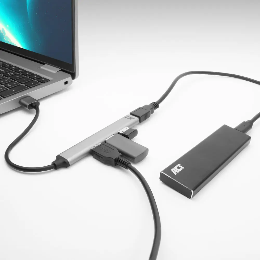 USB-A 2.0 концентратор ACT AC6225 на 4 порта Photo 6