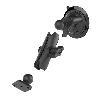 RAM Mounts Twist-Lock piekare ar diviem lodveida stiprinājumiem RAM-B-166U Photo 2
