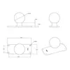 RAM Mounts Ball Base 1.5" x 4.5" 4-Hole Pattern Photo 2