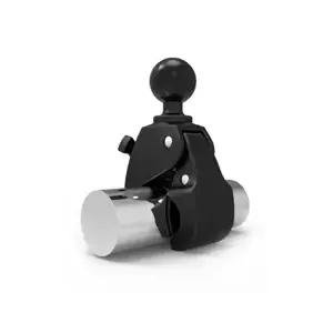 RAM Mounts Tough-Claw Medium Clamp Ball Base Black Silver 39.6mm 133.4mm