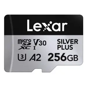 Флеш-карта MicroSDXC Lexar 256GB UHS-I SILVER PLUS