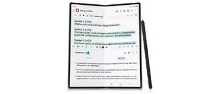 The easiest way to summarise notes on Galaxy foldables