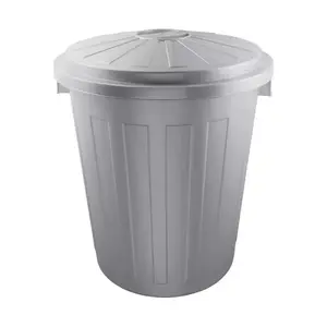 Atkritumu konteiners keeeper 0610214160 50 l, Ø50×55 cm, sudraba