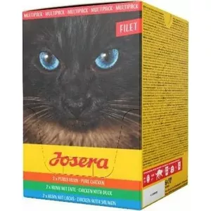Wet cat food multipack JOSERA Multipack Filet 6×70 g Adult Chicken Grain Free, Duck flavor, 79% moisture, 11.8% protein
