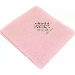 VILEDA PVA Micro cleaning cloth red (model 143586) — PVA microfiber wipe for wet cleaning