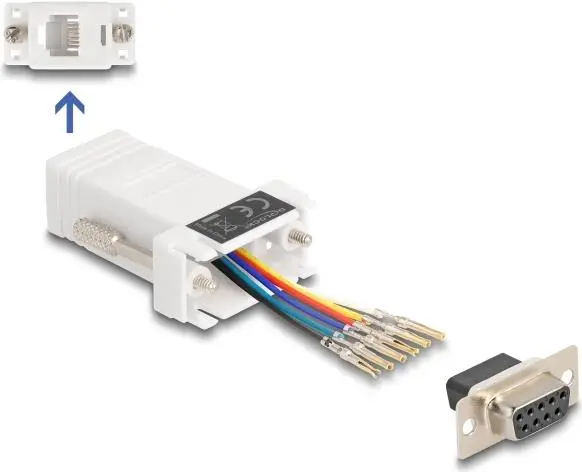 DeLOCK 67078 kabeļa dzimuma mainītājs D-Sub