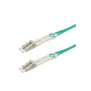 Fibre Optic Jumper Cable VALUE 50/125µm LC/LC OM3 turquoise 2 m